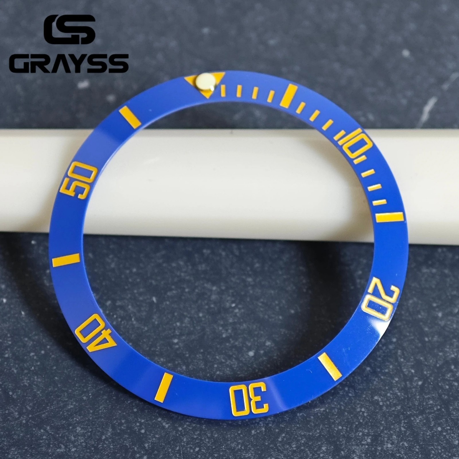 38mm Watch Bezel Insert 30.5mm Ceramic Aluminum Diver Ring Replacement Mod