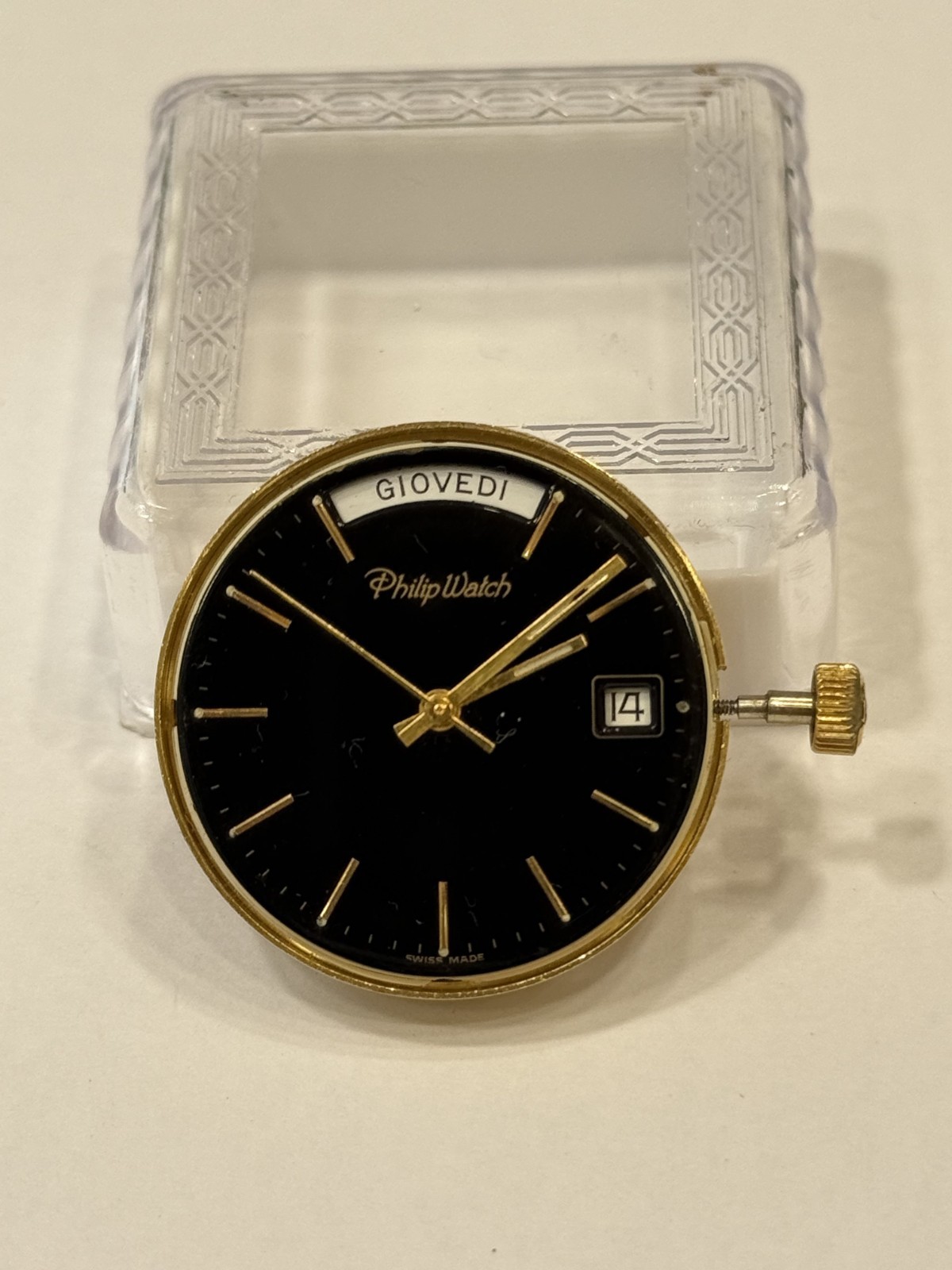 Movement Philip Watch Eta 2834-2 Automatic Swiss Made 25 Jewels Running