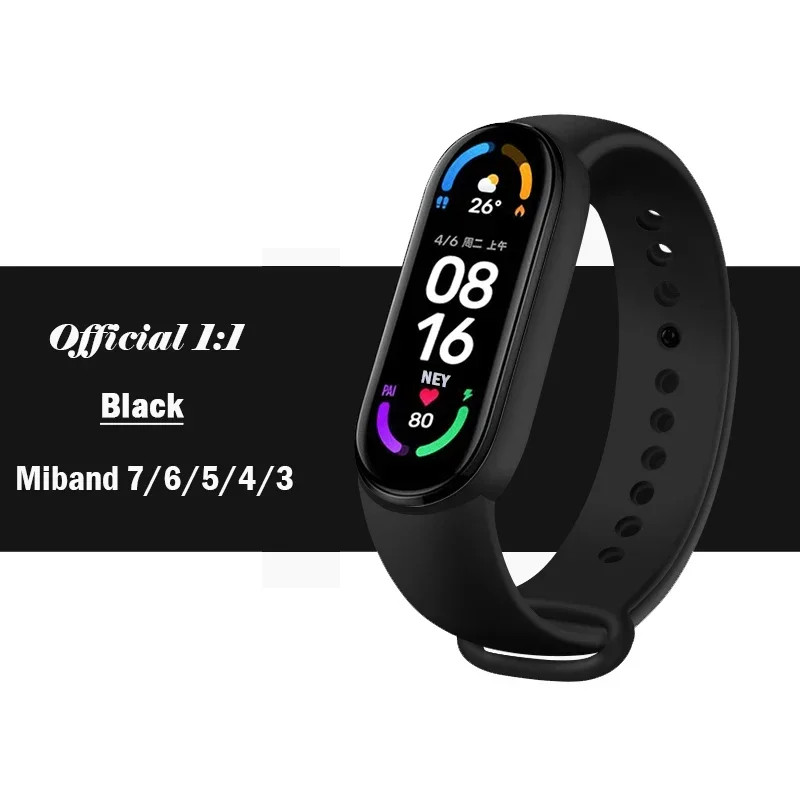 Silicone Fitness Tracker Strap Sport Wristband Replacement for Activity Watch