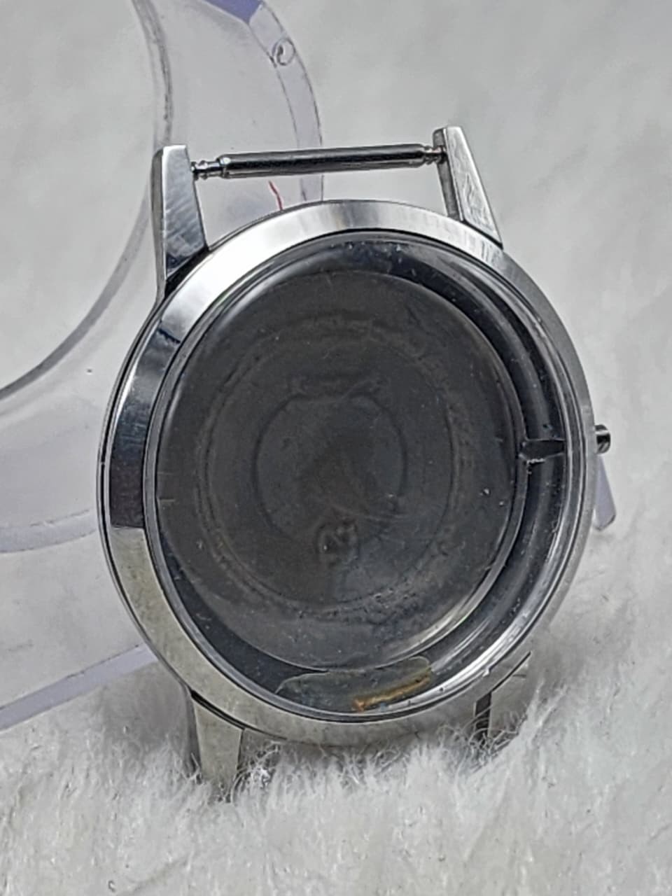 HMT Sona Watch Case Only Stainless Steel India Shock Resistant Replacement Part4