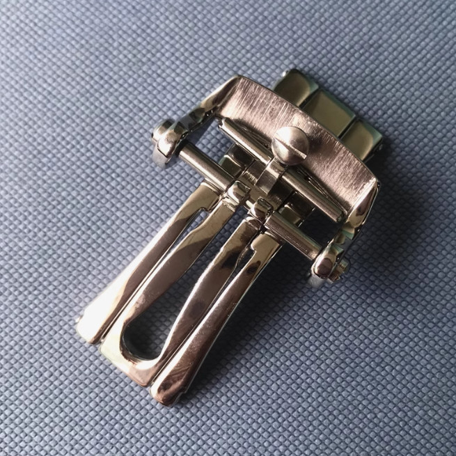 20mm HQ316L S/Steel Silver Deployment Buckle Clasp Fit Blancpain Fifty Fanthoms