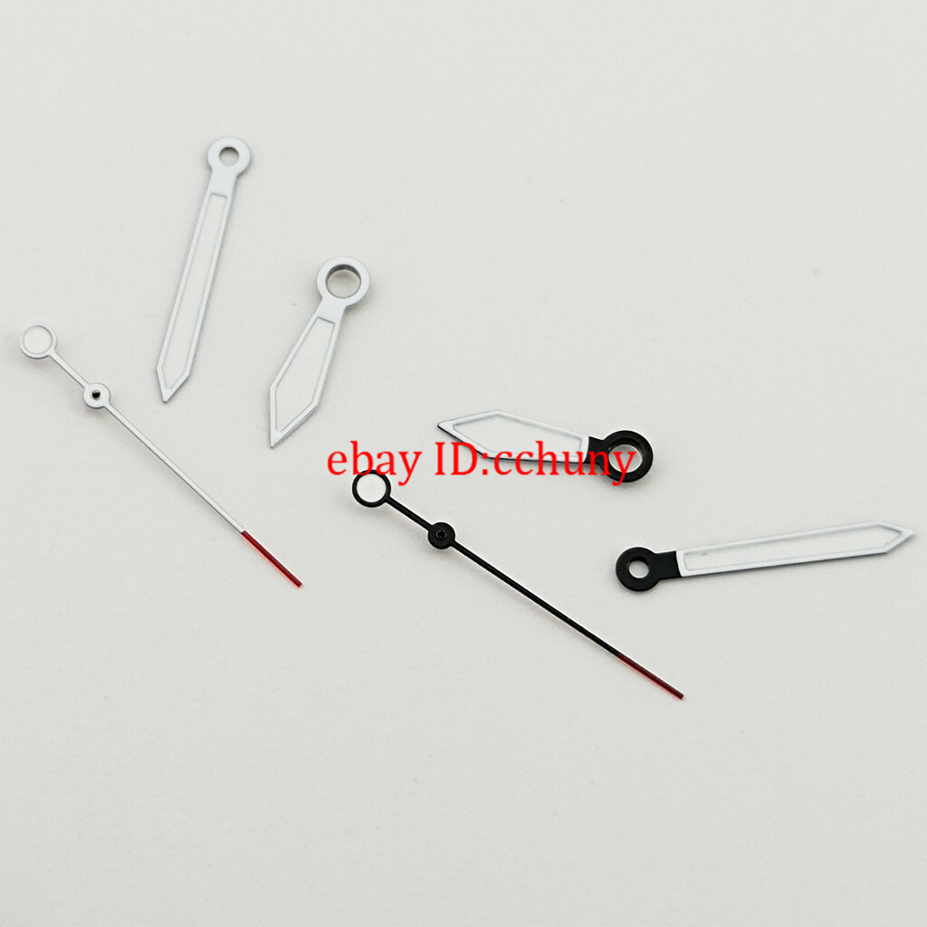 New Luminous white black Watch hands Fit NH34 NH35 NH36 ETA 2824 PT5000 Movement