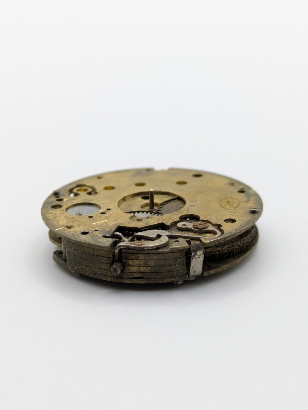 Brac 37 Manual Wind Pocket Watch Movement Swiss No Dial 31mm Parts Repair