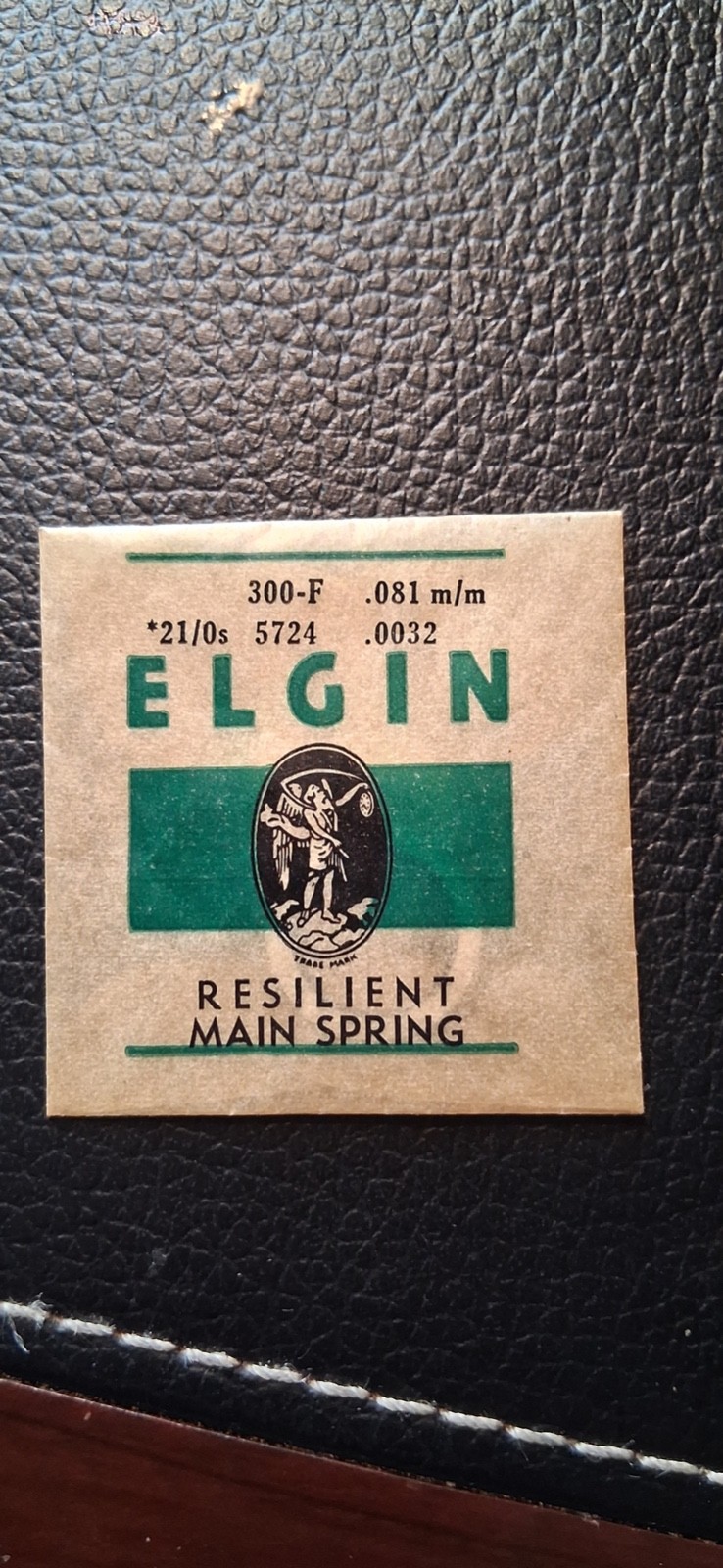 Elgin Resilient Mainspring No. 5724 300-F