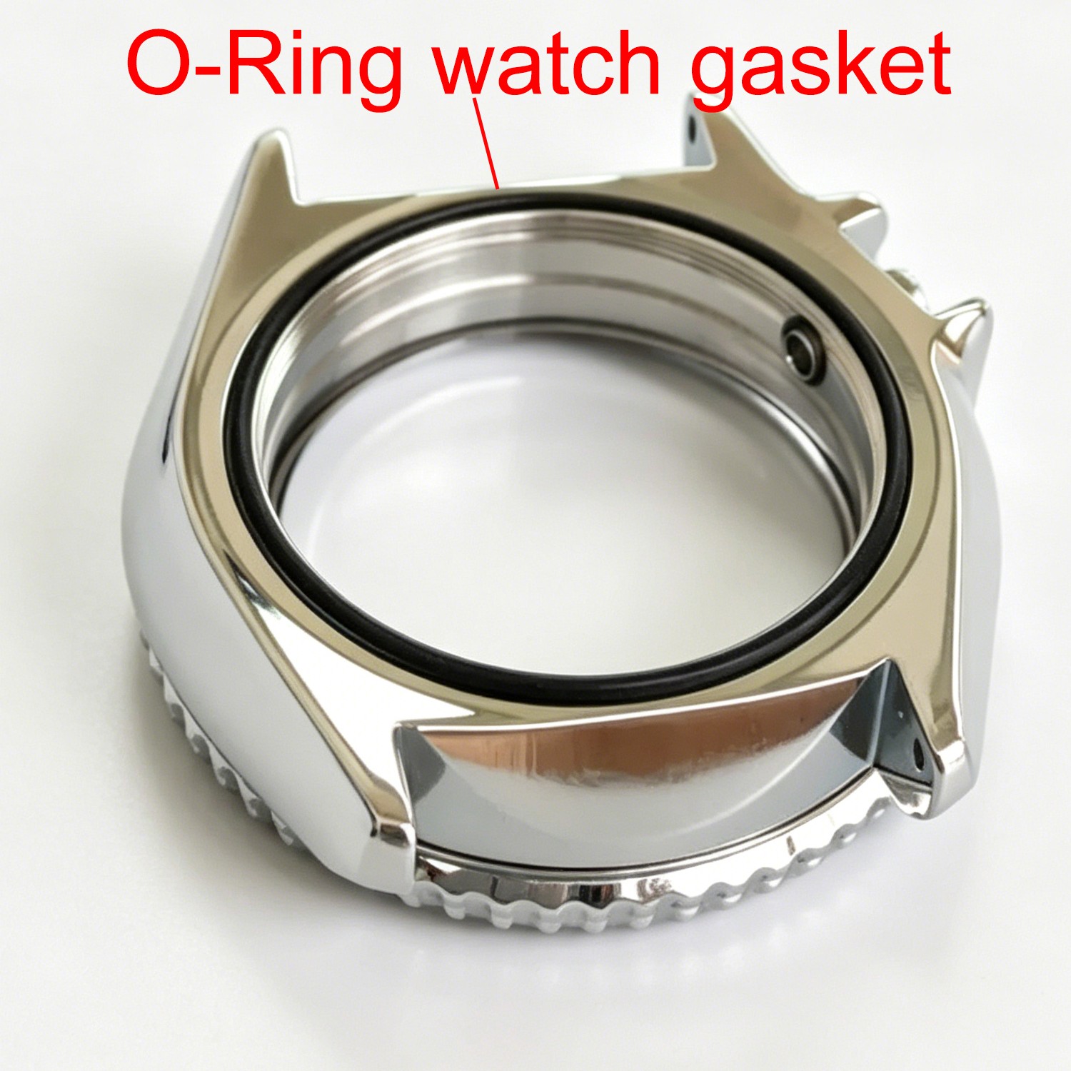 2PCS Waterproof Watch Gasket Glass Bezel Between Case Back Case for SKX007 009