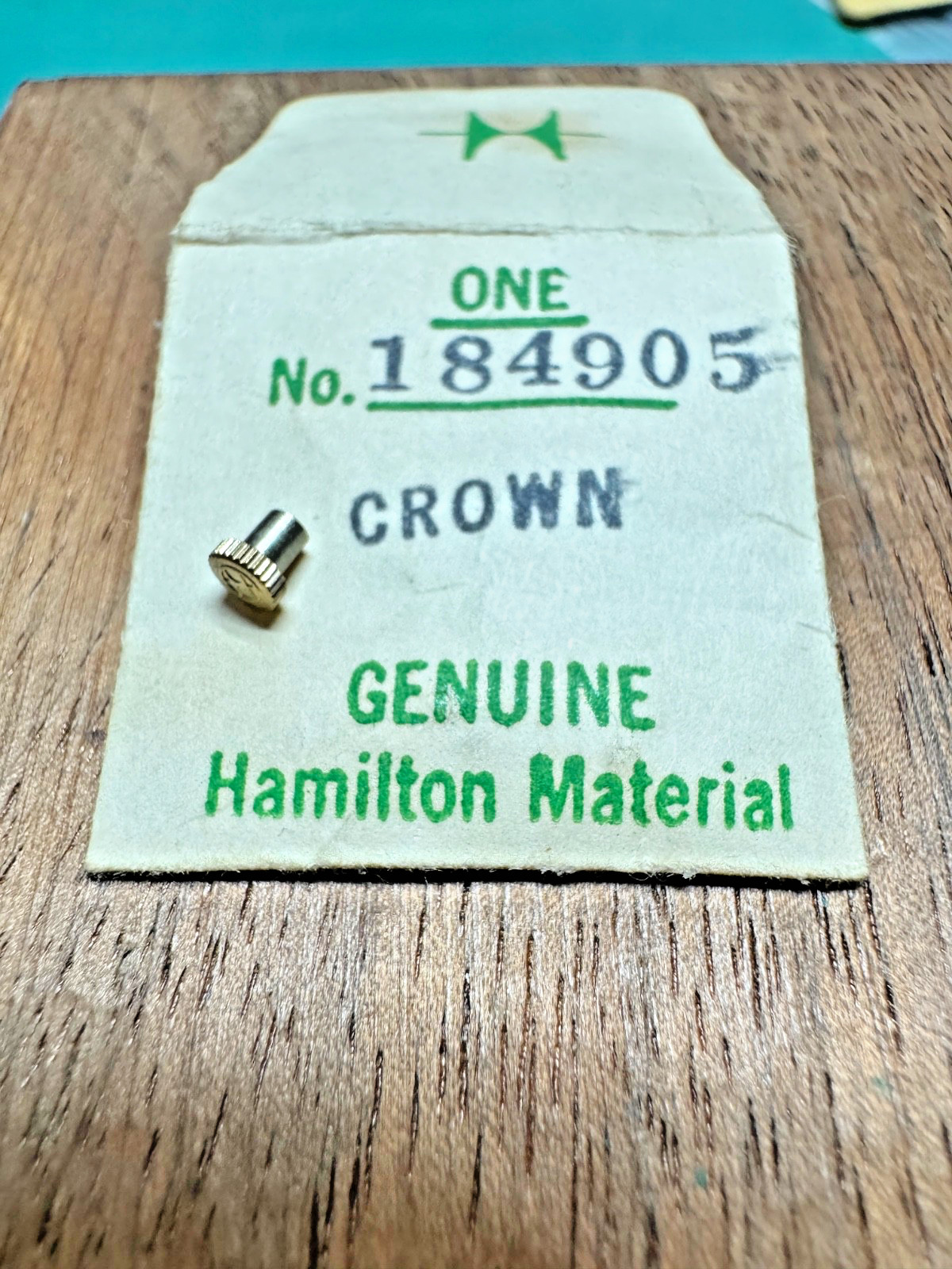 Hamilton 184905 Crown Size 8/0-14/0 Head Dia. 2.70 Pipe Dia. 1.70mm Tap 10 NOS