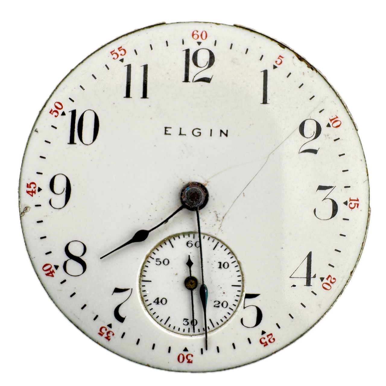 Antique 0s 1908 Elgin 15 Jewels Mechanical Open Face Pocket Watch Movement 355