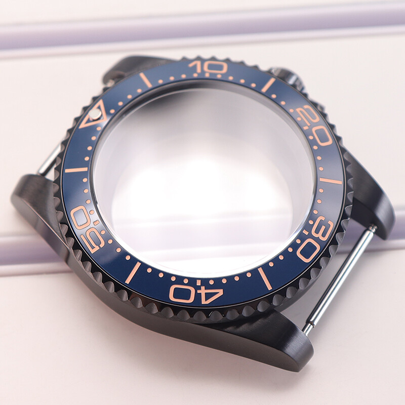 Watch Repair 40mm Dive Case Sapphire Glass Fits Seiko NH35 NH36 NH38 Movement
