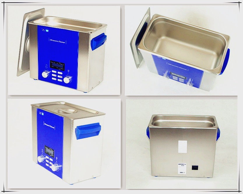 2.2L Ultrasonic Cleaner Sweep Degas Pulse Power Adjustable 160W For Dental Lab