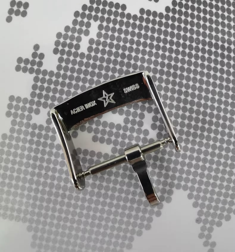 For Zenith pin buckle steel polished 16MM/18MM