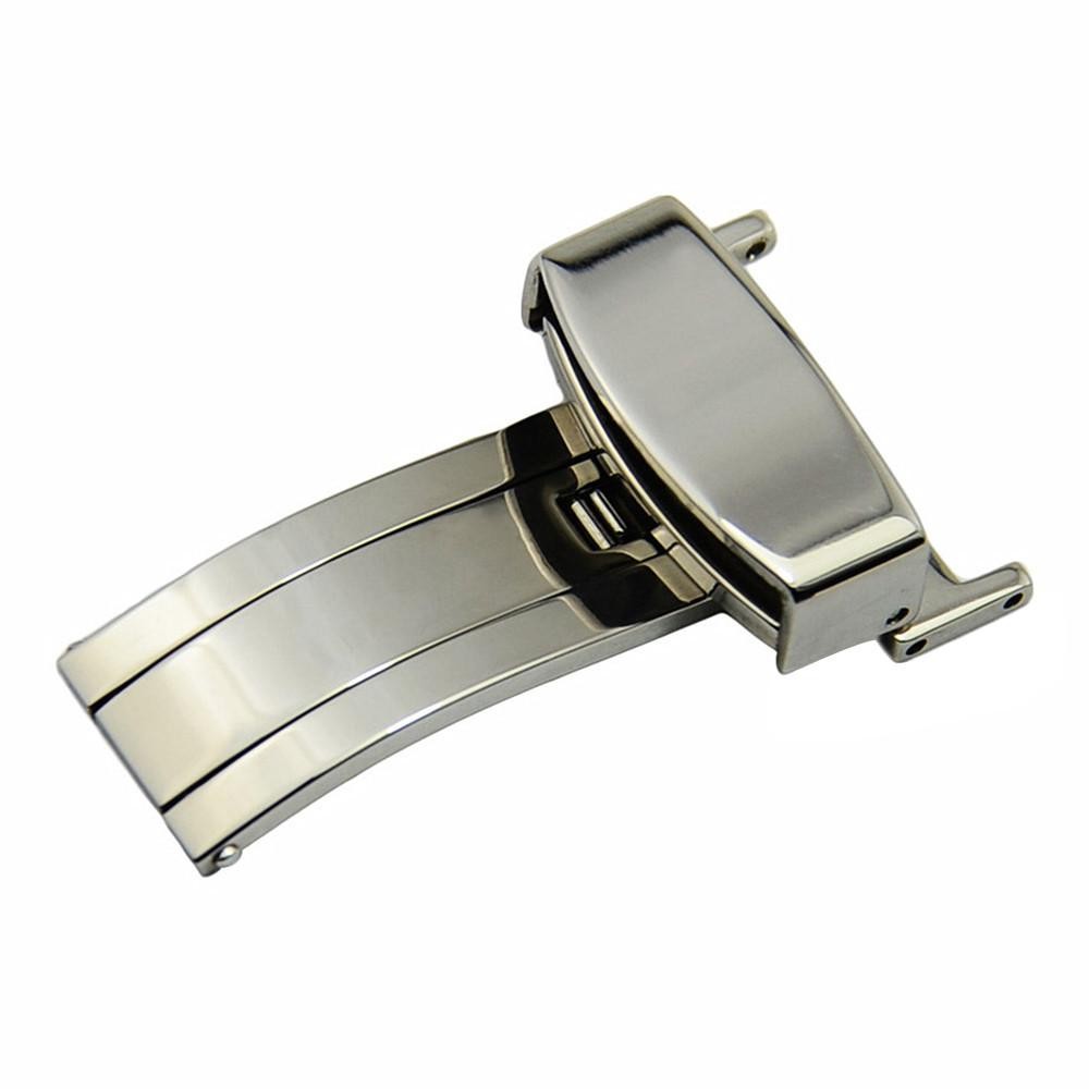 Folding Clasp 316L Stainless Steel 14 16 18 20mm Watch Band Deployant Buckle