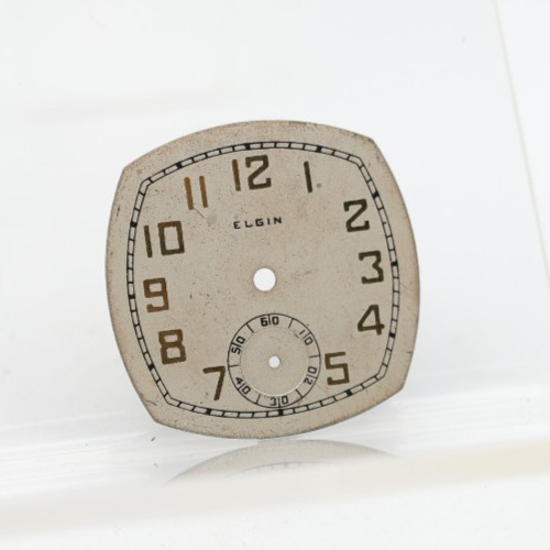 ELGIN ART DECO WRIST WATCH METAL DIAL 27.16×27.19mm (KU)