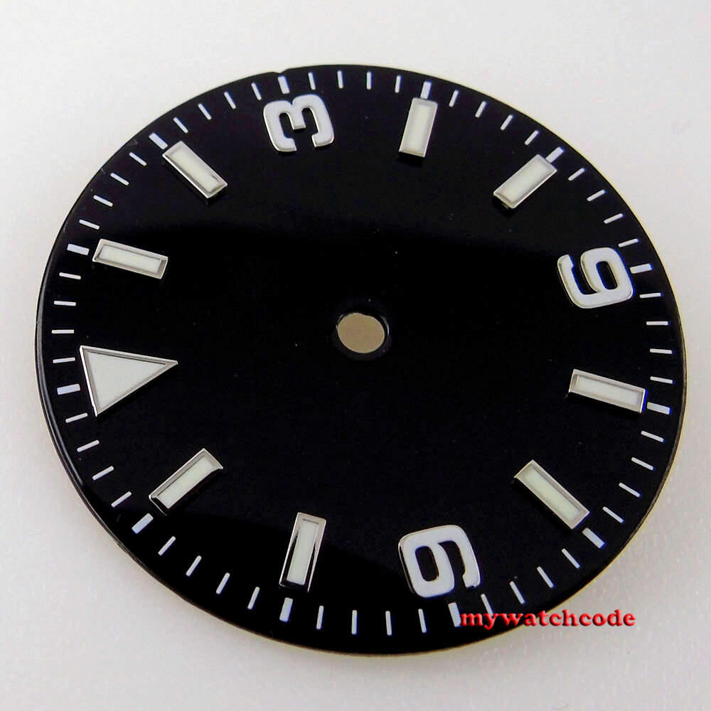 29mm orange blue black white dial fit NH35 NH36 eta 2824 2836 2813 miyota 8215