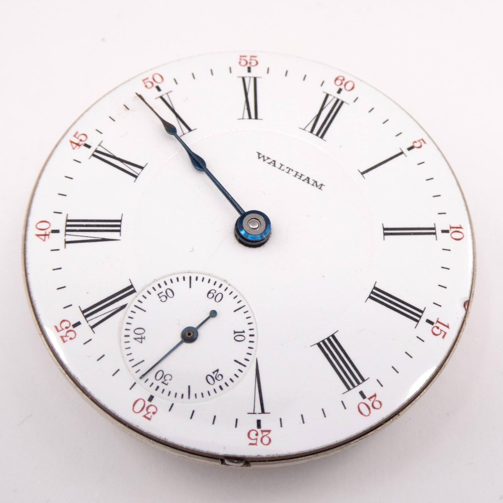 Waltham Grade No. 825 18-Size 17-Jewel Lever-Set Antique Pocket Watch Movement