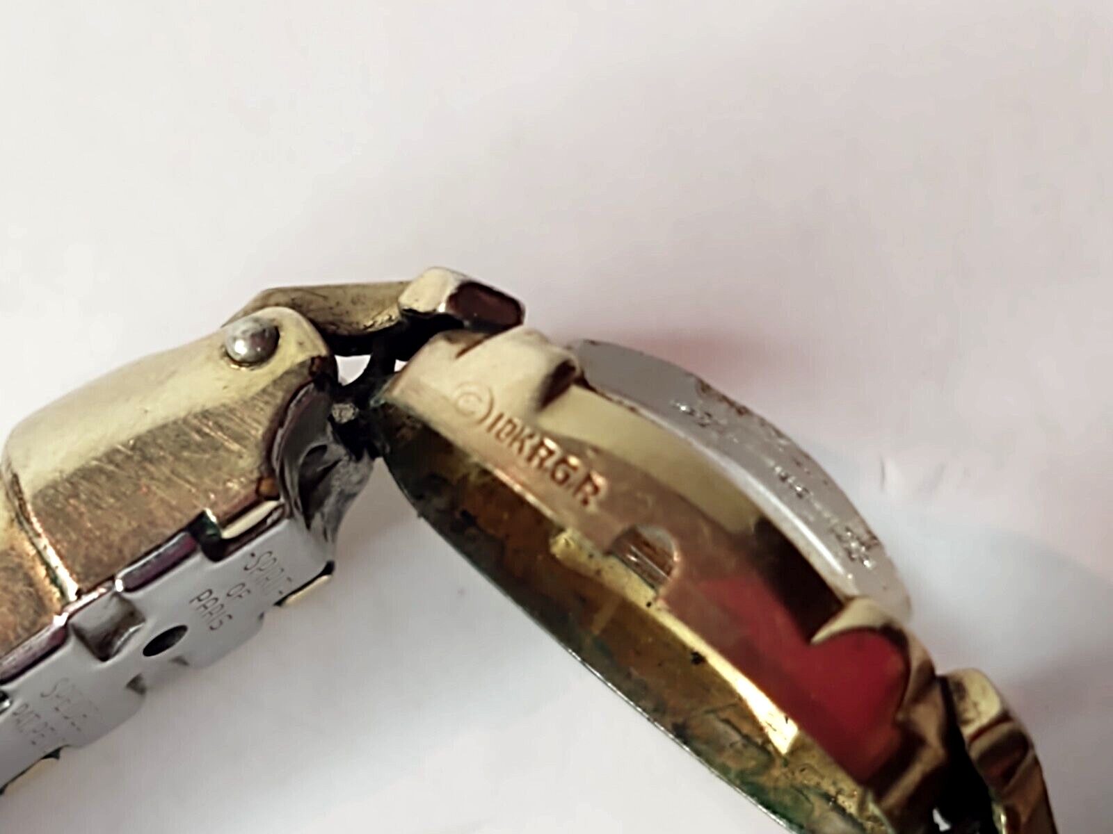 Benrus Swiss Watch 17 Jewel 10K Gold Filled The Spirit of Paris Band Vintage