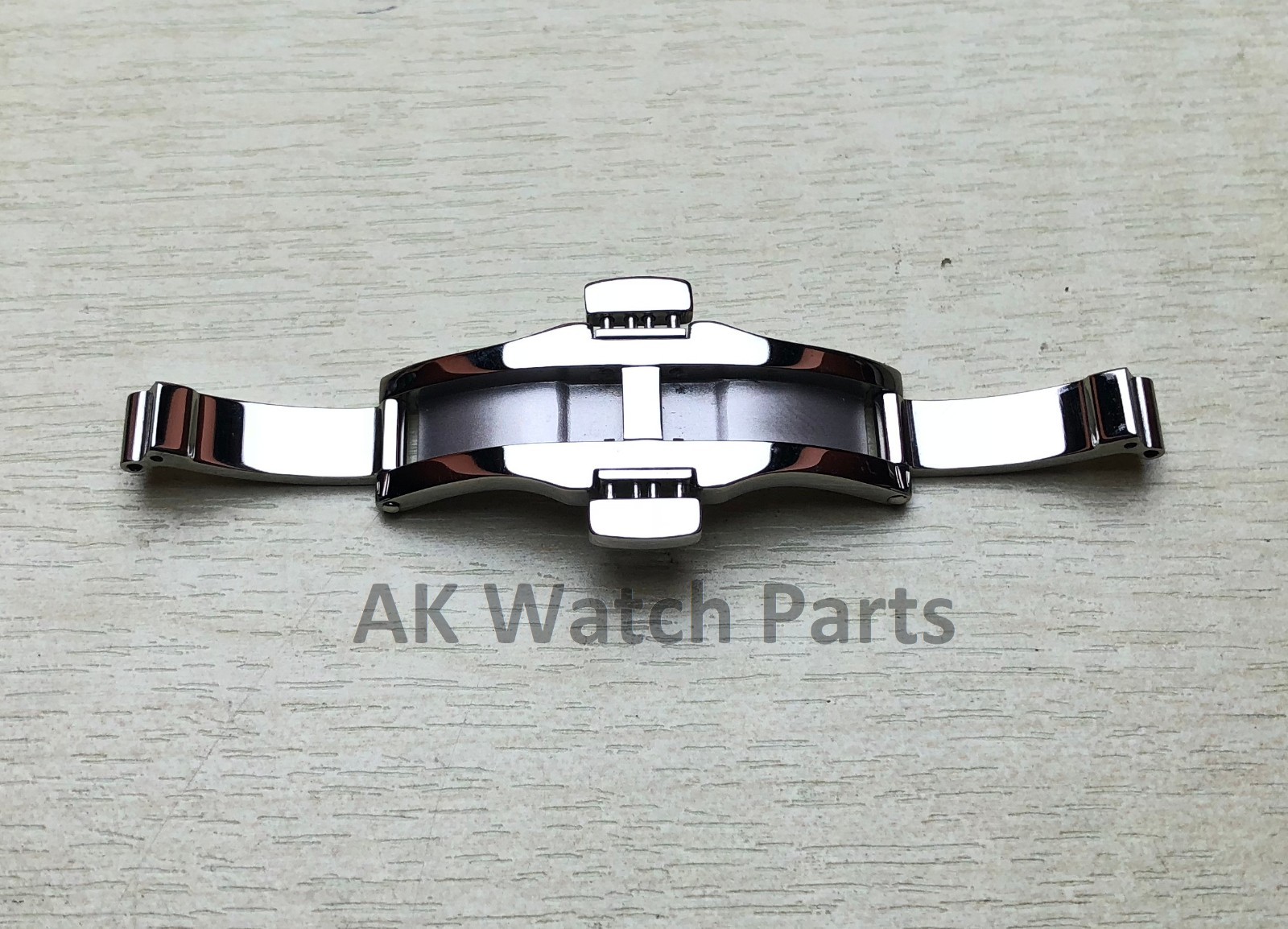 6mm Silver Butterfly CLASP/BUCKLE Fits Tissot PRS516 Couturier Tradition Strap