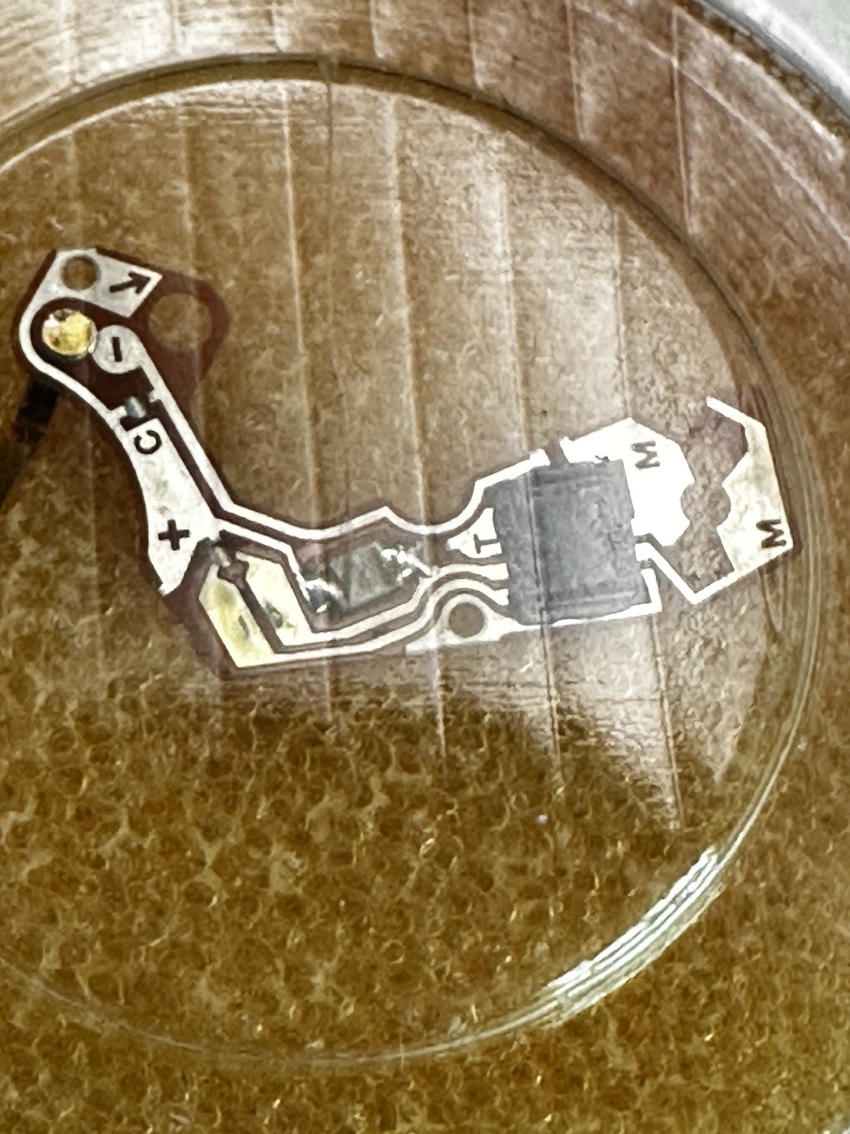 ELECTRONIC QUARTZ WATCH CIRCUIT FOR ETA CAL. 202.001
