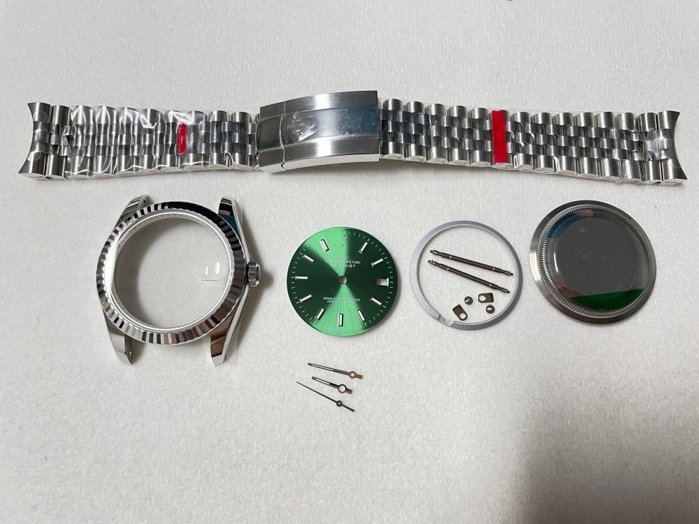 DIY 36mm Stainless Watch case kit For ETA 2824 Movement After-sales accessories