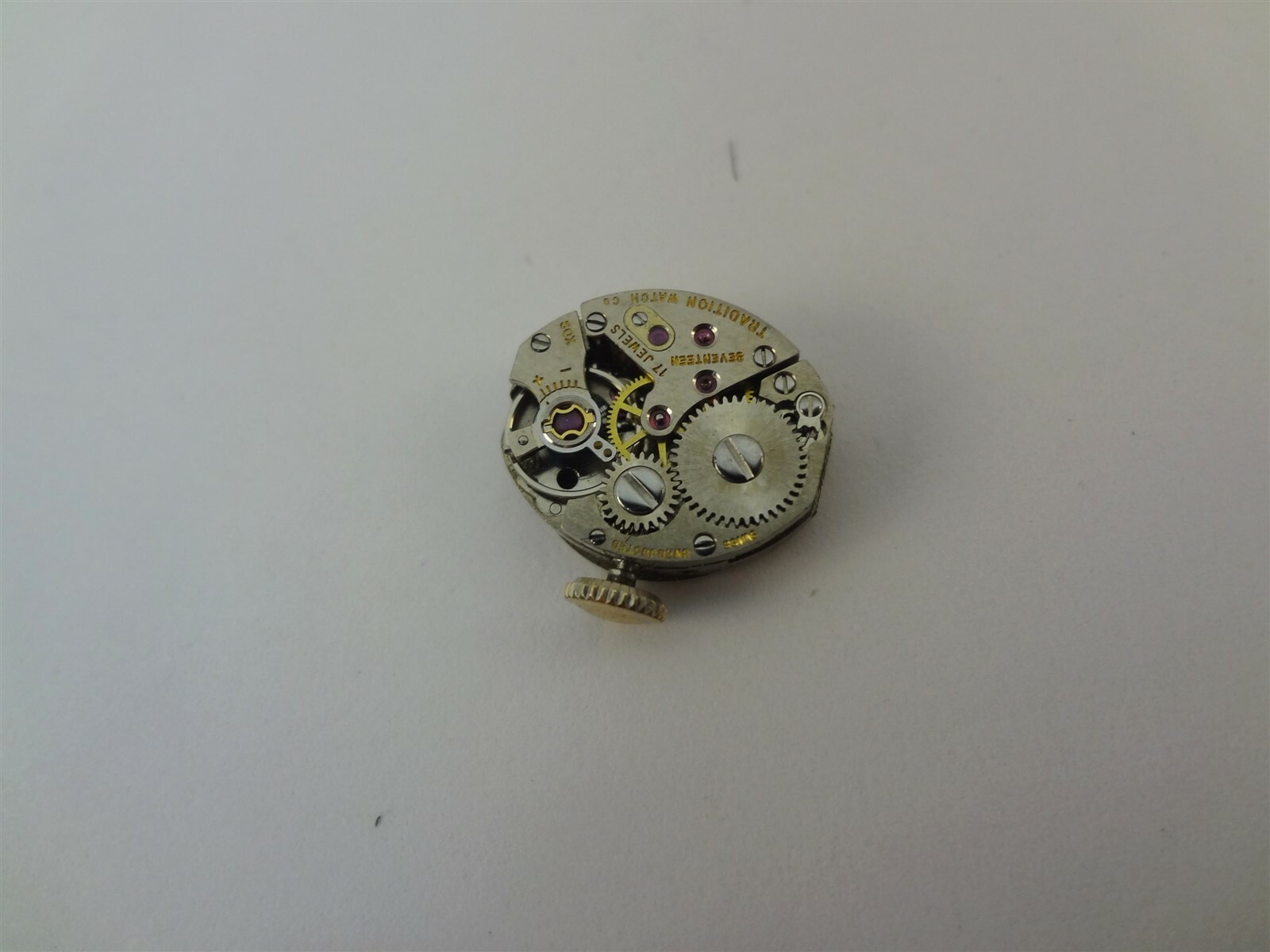 Tradition 17 Jewels Hand Wind Ladies Watch Movement For Parts Not Working