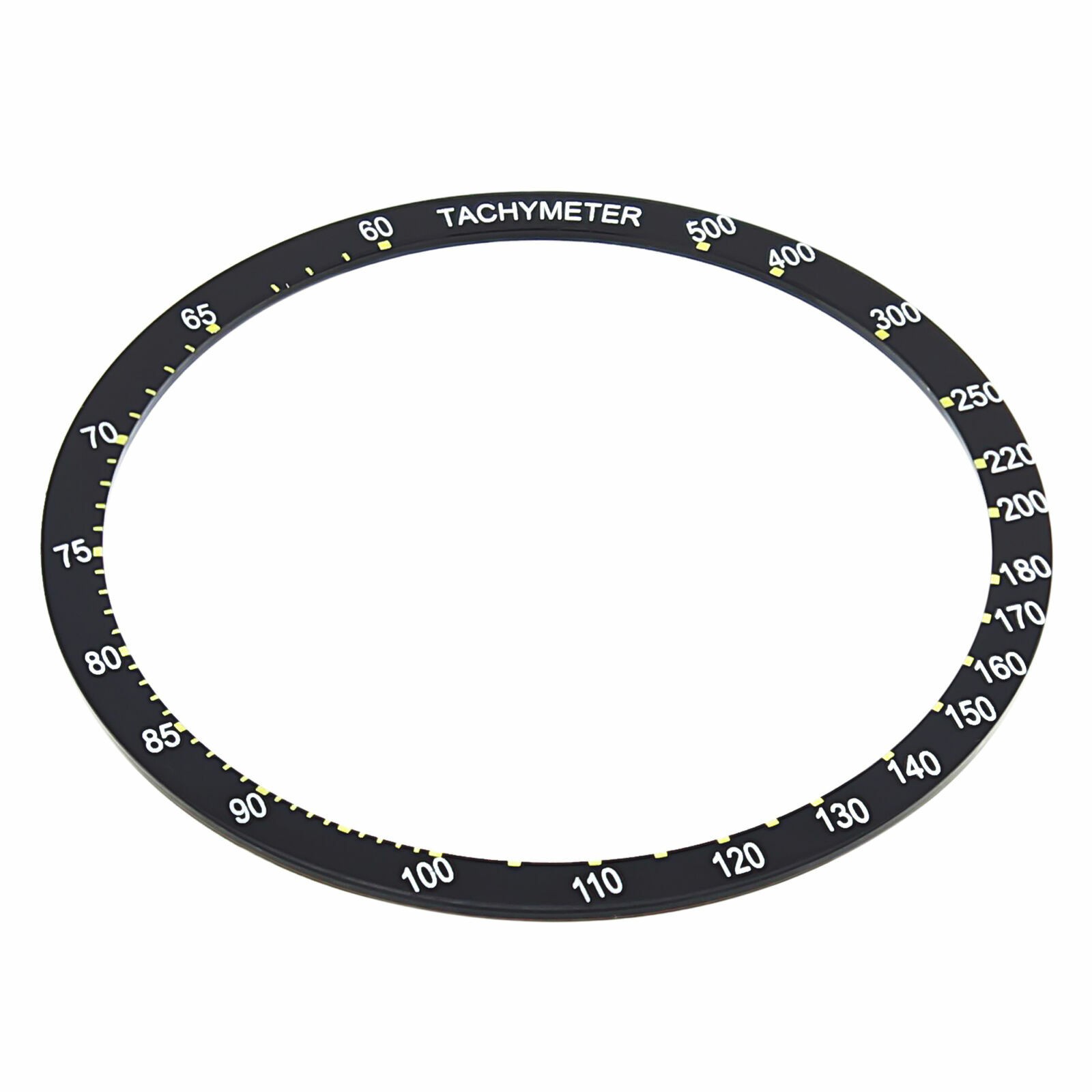 BEZEL INSERT FOR SEIKO WATCH 6138 0011, 6138-0010 UFO CHRONOGRAPH WATCH BLACK