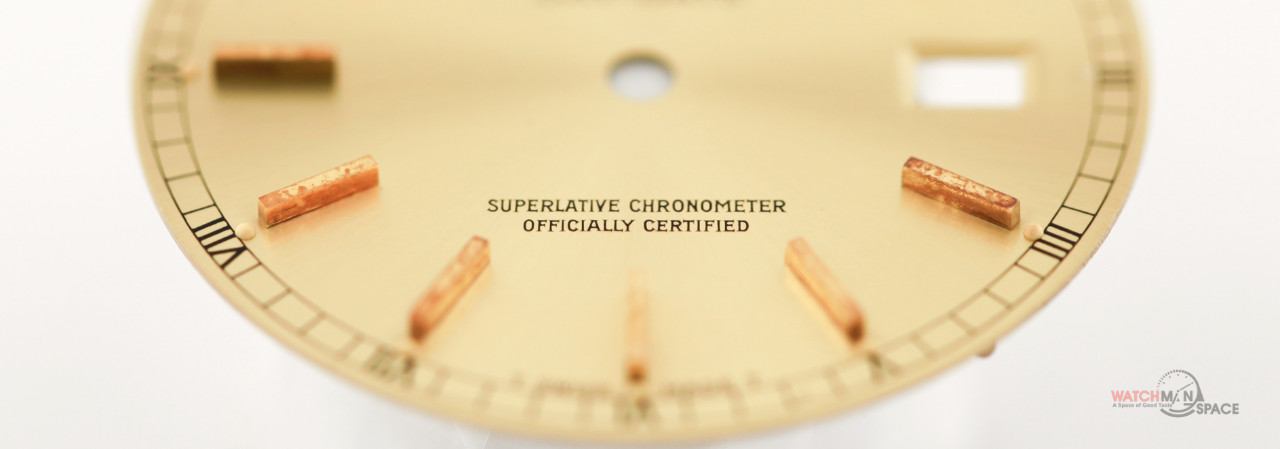 Original Men’s Rolex DayDate 36mm 18238 18038 Champagne Stick Dial 18KY #J15