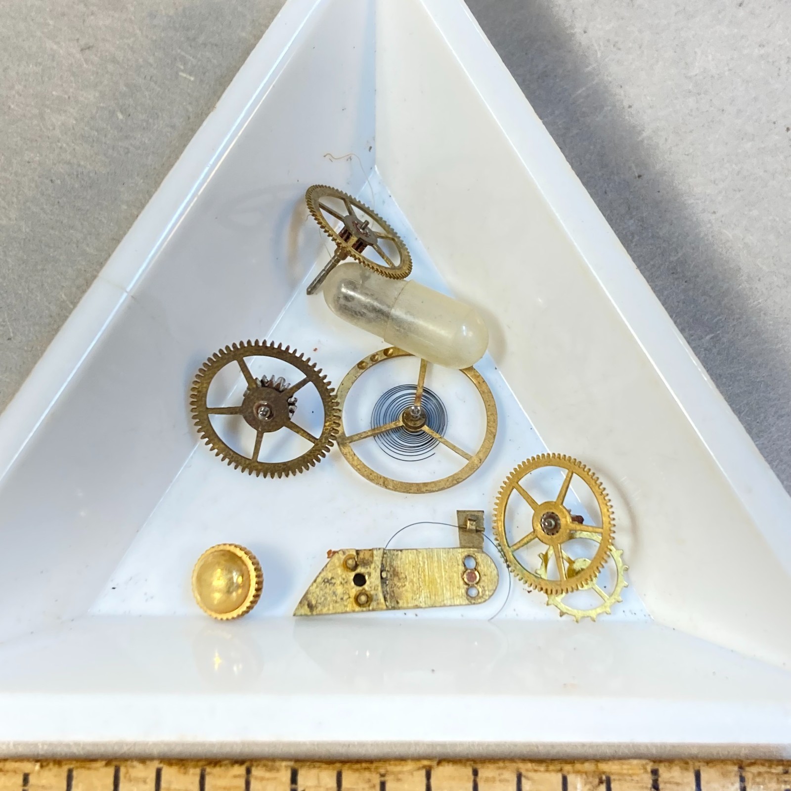 Vintage Ingram Watch Parts Crown Gear Balance Complete USA