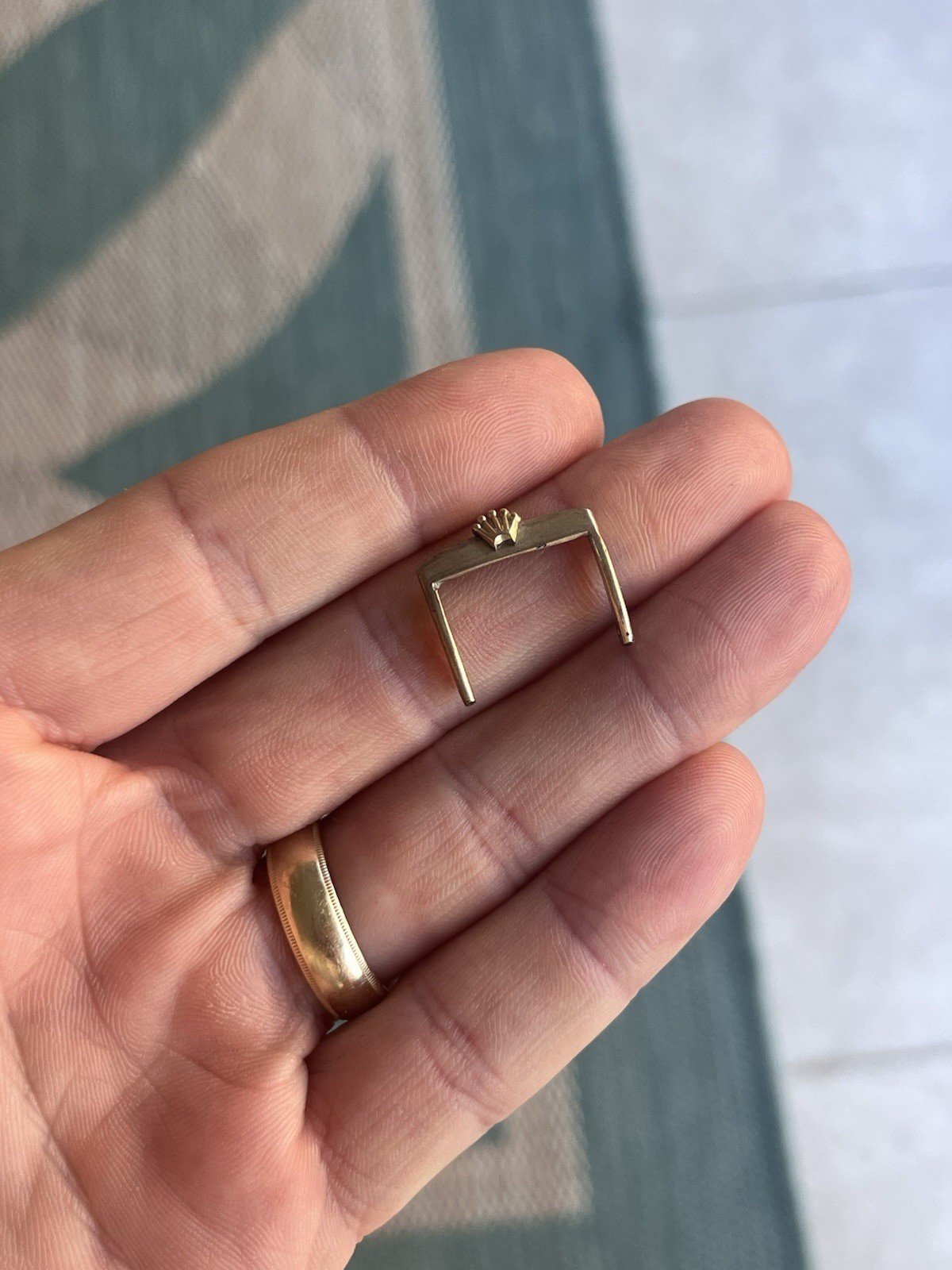 Genuine 1960’s Rolex Gold Plated 16mm Buckle (2/3)- No Tang Or Spring Bar