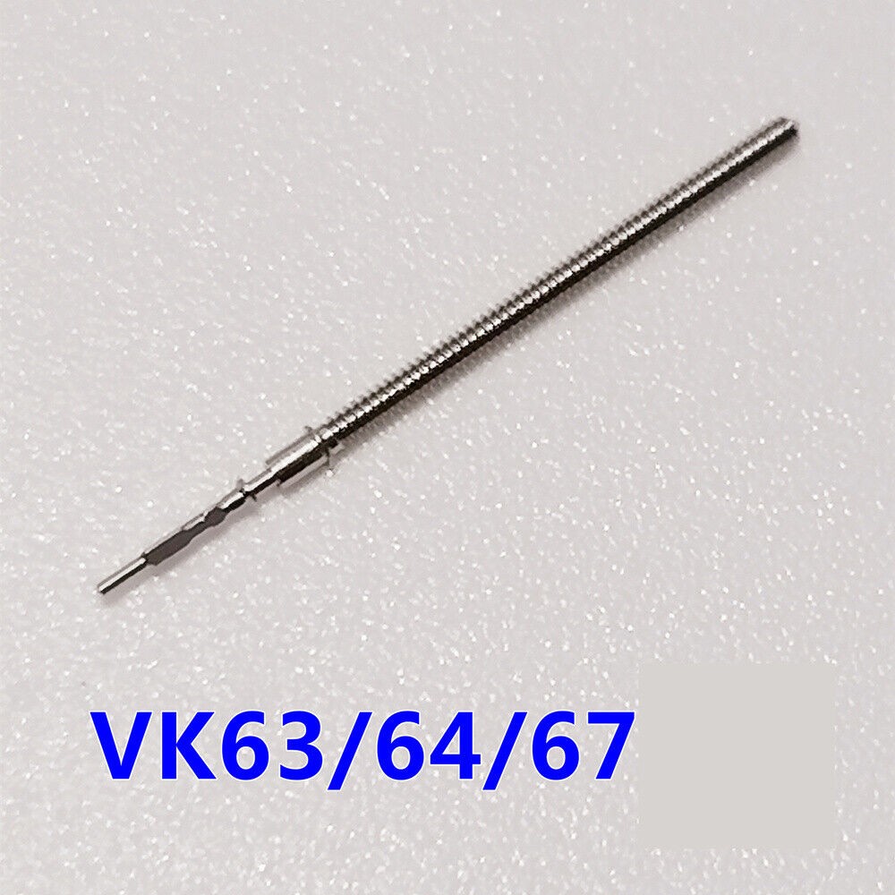 5pcs Watch Winding Stems Compatible with Hattori Epson TMI VK63 VK64 VK67 VK68 M