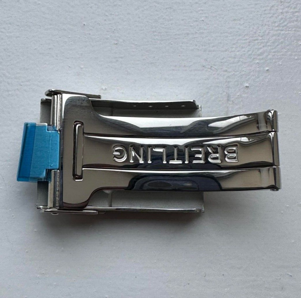 Genuine Original Breitling Deployment Deployant Clasp Buckle Bracelet Steel 20mm