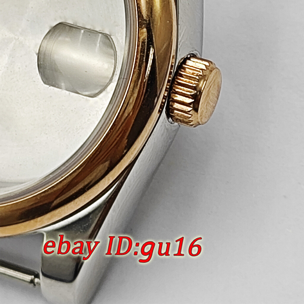 36mm 39mm watch case rose gold/silver fit NH35 Miyota 8215 ETA 2824/2836 DG2813