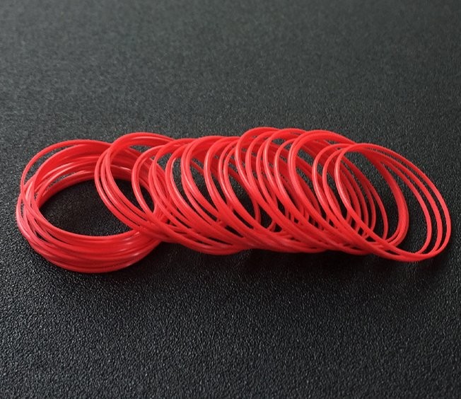 0.85-0.9mm Red Watch Gasket Watch Back Case Waterproof Seal Ring Replacement