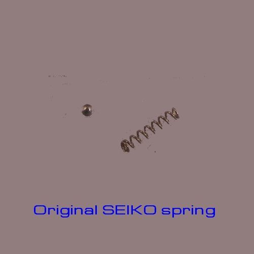 5 CLICK BALLS + 1 SPRING SEIKO REPAIR 6309 6105 7548 7002 5H22 7A28 7S26 etc.