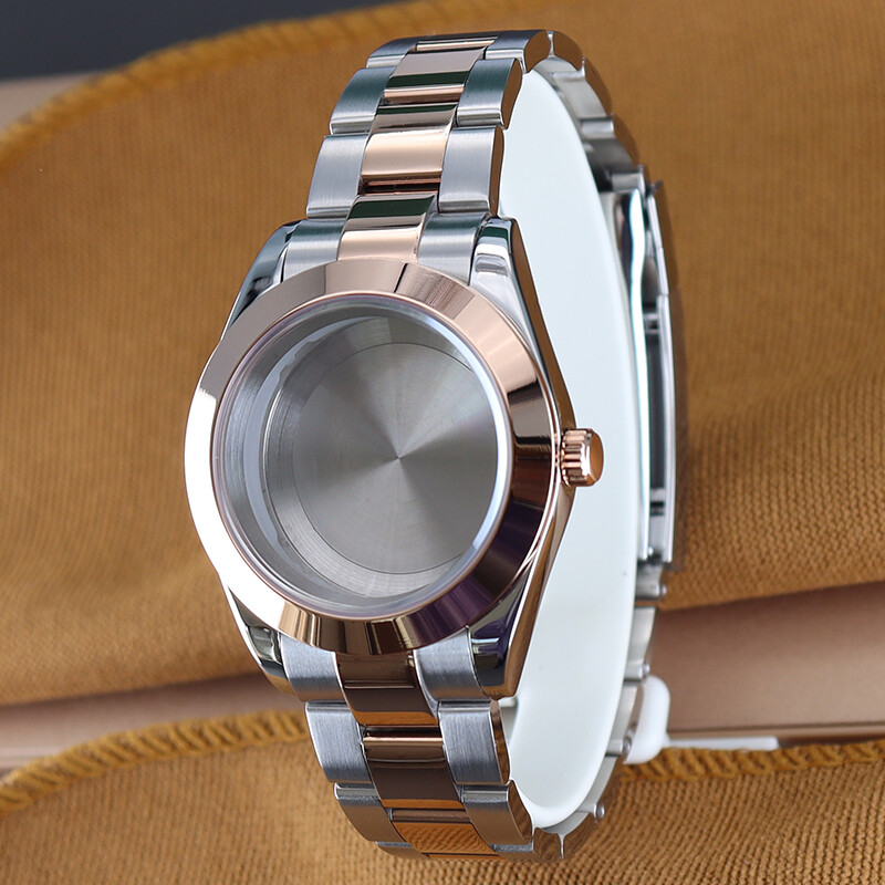 36mm 39mm Watch Case Classic Datejust Mod Inclined Bezel For Seiko NH35 NH34/36