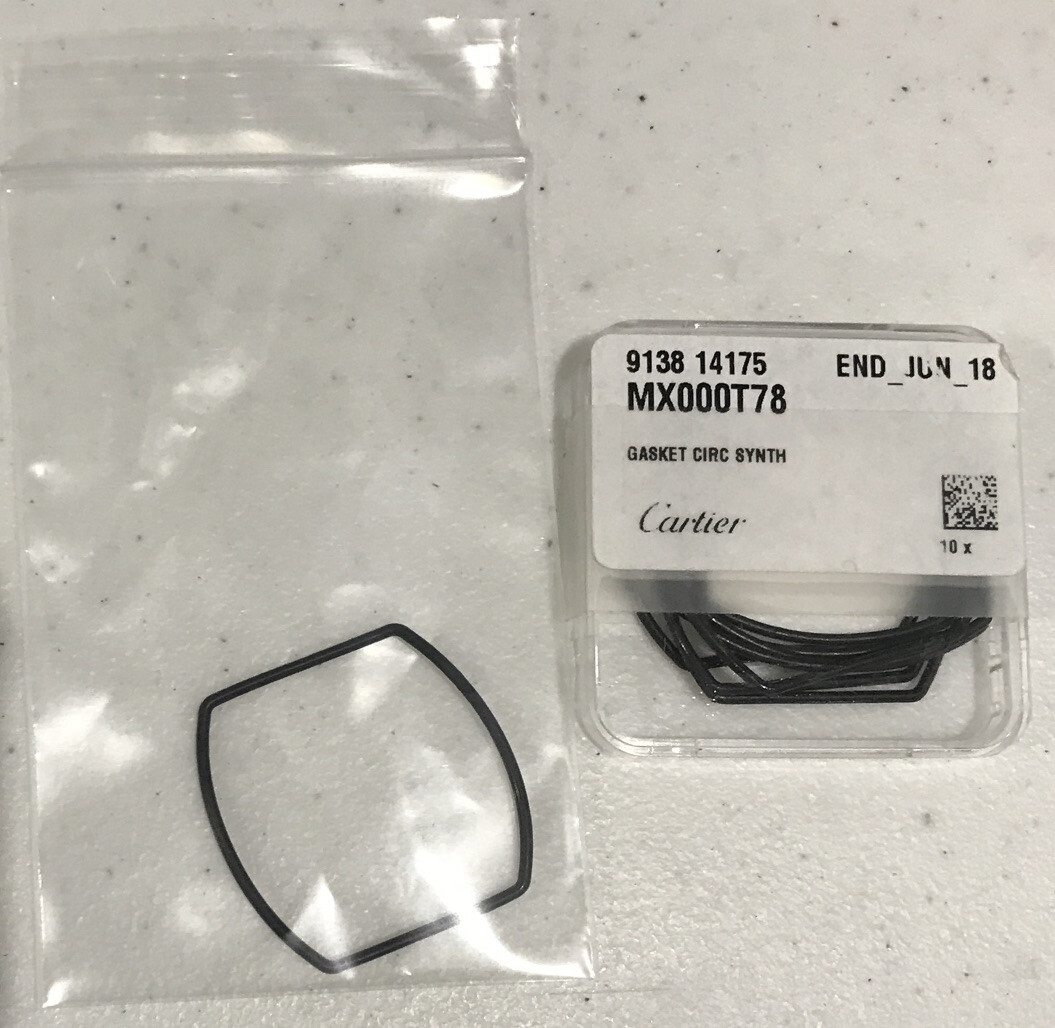 Cartier Bezel Gasket For Roadster LM 2510 New Authentic MX000T78 One Gasket