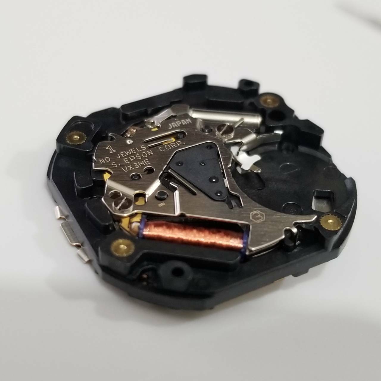 For Genuine Hattori Epson TMI VX3H Watch Movement Japan 3 Hands 2 Eyes (3,9)