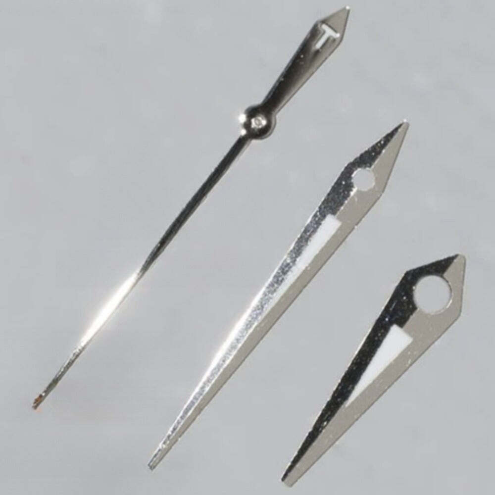 12.1X18X21.1mm Modified Silver Trim Lume Watch Hands for ETA2836 2824 2892A2 #T0