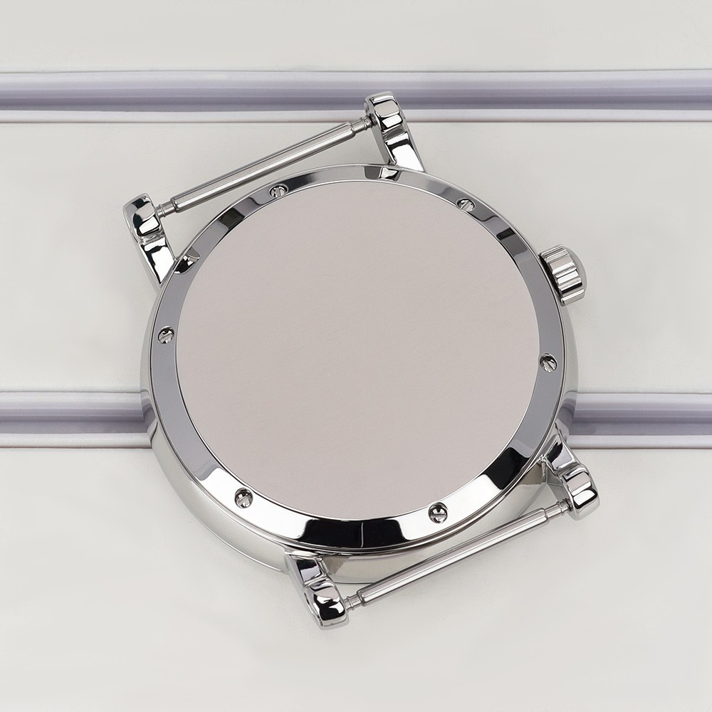 44mm Polished Watch Case 316 Stainless Steel For Seiko NH34 NH35 NH36 NH38 10ATM
