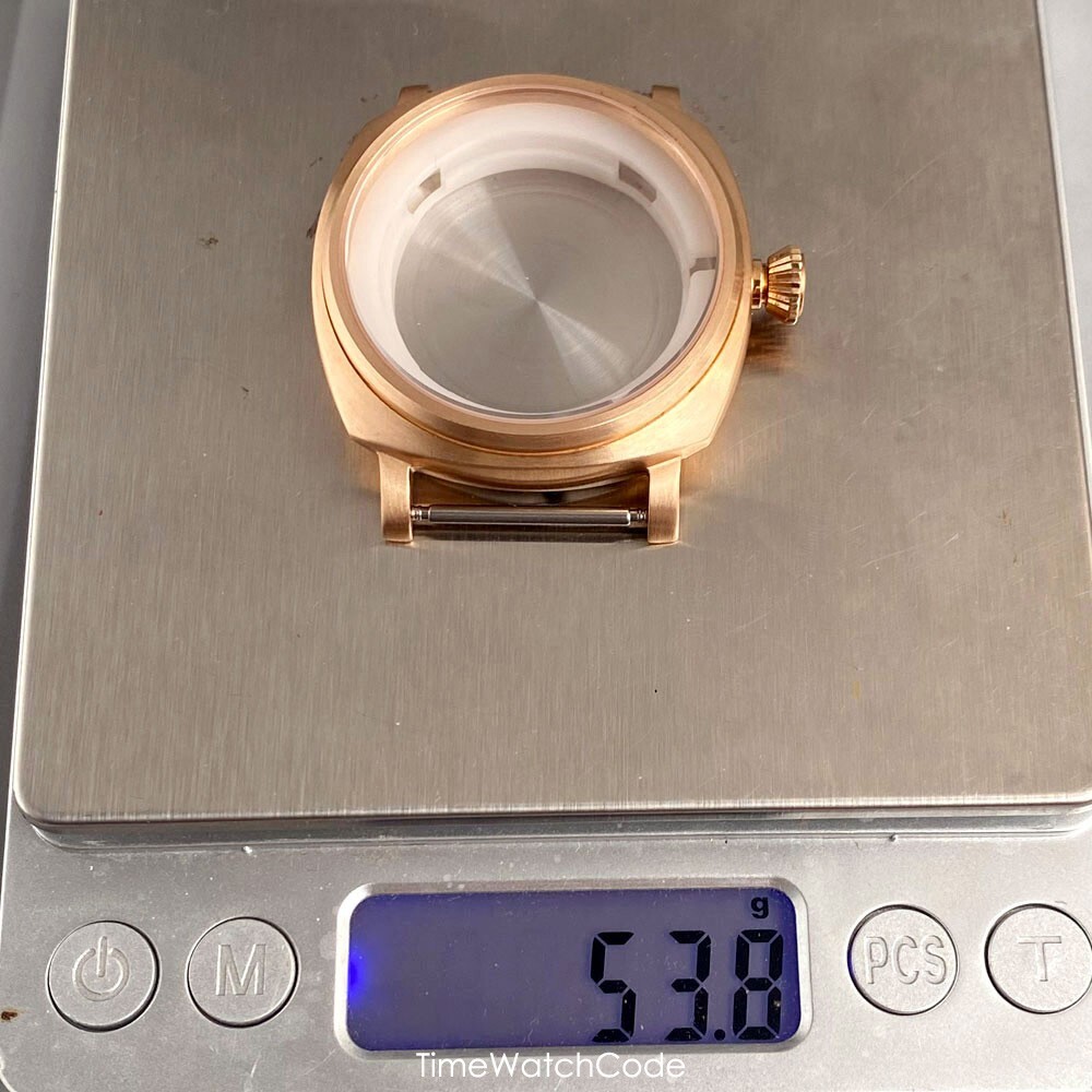 Bronze Watch Case for Radiomir Men Watch 42mm Fit NH34 NH35 NH36 ETA2824 PT5000