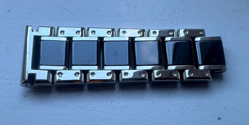 1x Tag Heuer Formula 1 Steel Ceramic 1/2 Bracelet Link BA0867 WAH1312 WAH1314