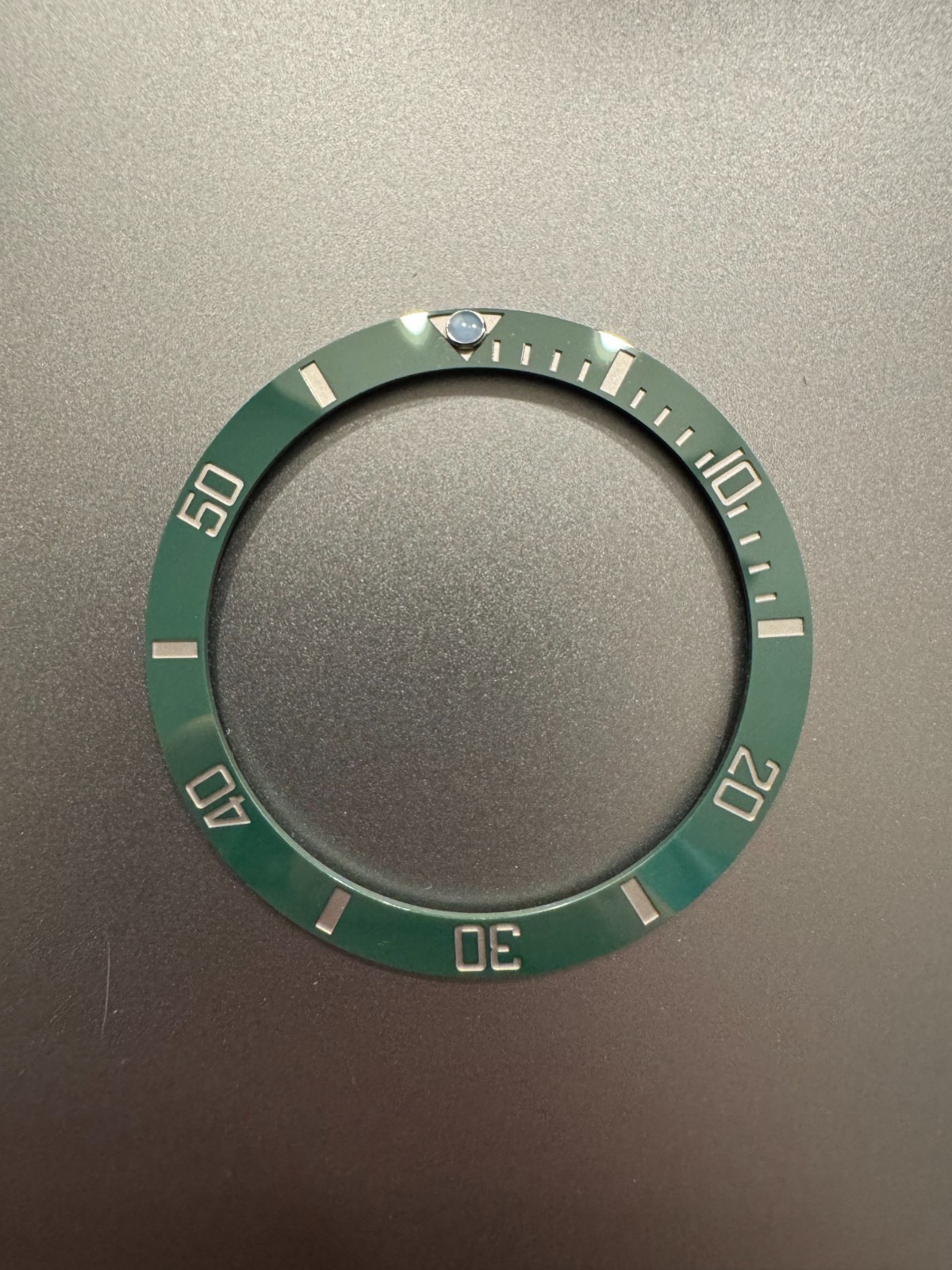 Custom Made Green Watch Bezel Insert Fits Submariner 40 mm Rolex Hulk 116610LV