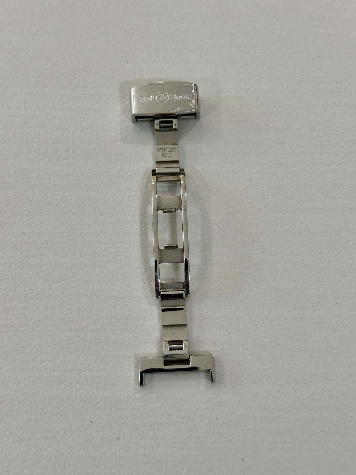 Genuine Bell & Ross 18mm S/S Deployment Folding Clasp OEM