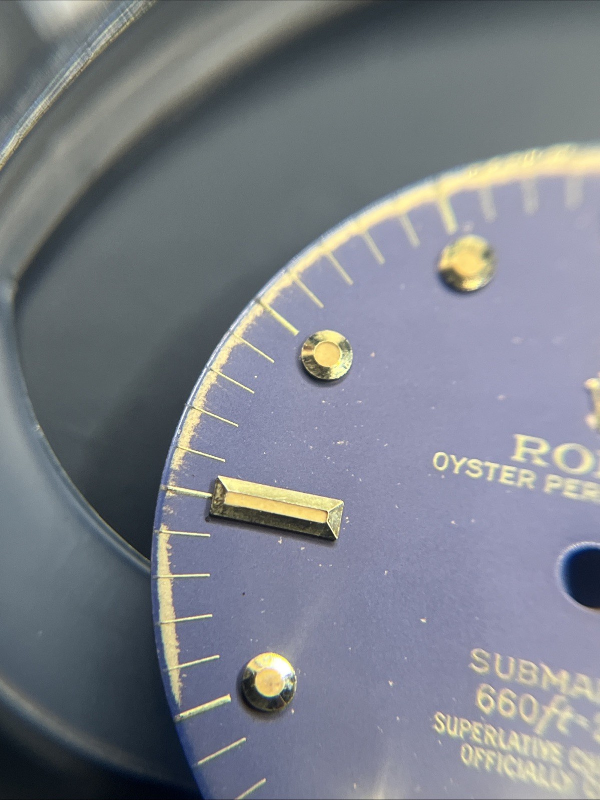 Genuine Rolex Submariner 1680 Blue Nipple Dial