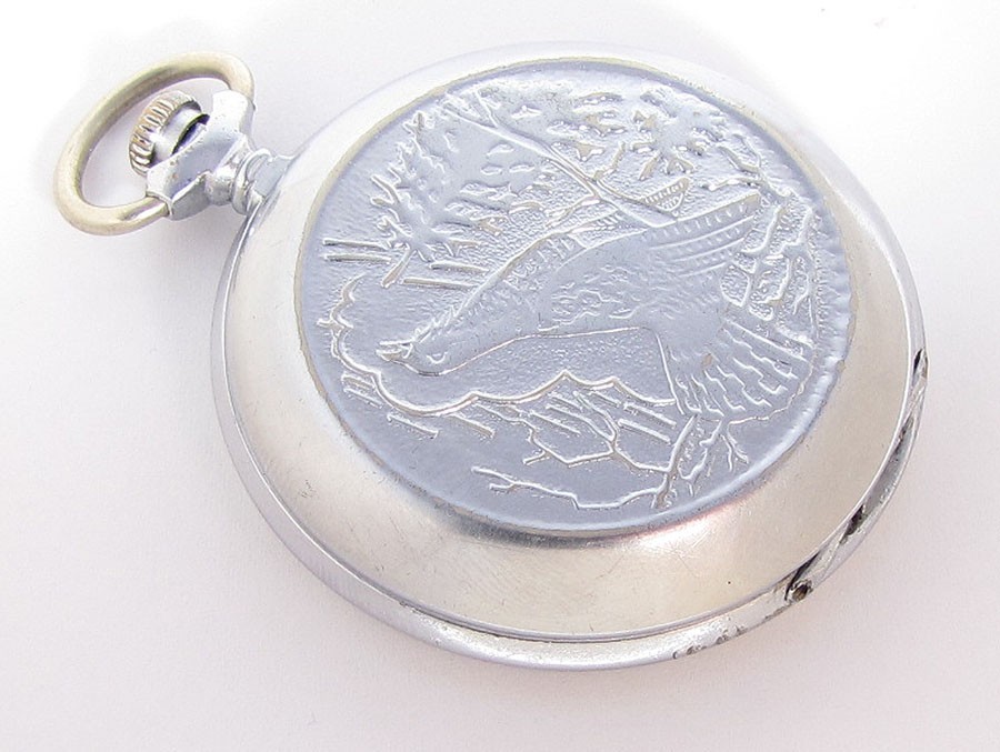 SET MOLNIJA 3602 ORIGINAL Dial CASE Hands Key USSR Soviet PARTS for Pocket watch