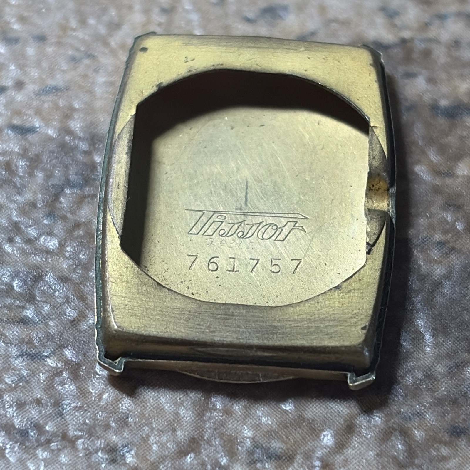 Vintage 14k Gold Filled Tissot Watch Case 22mm
