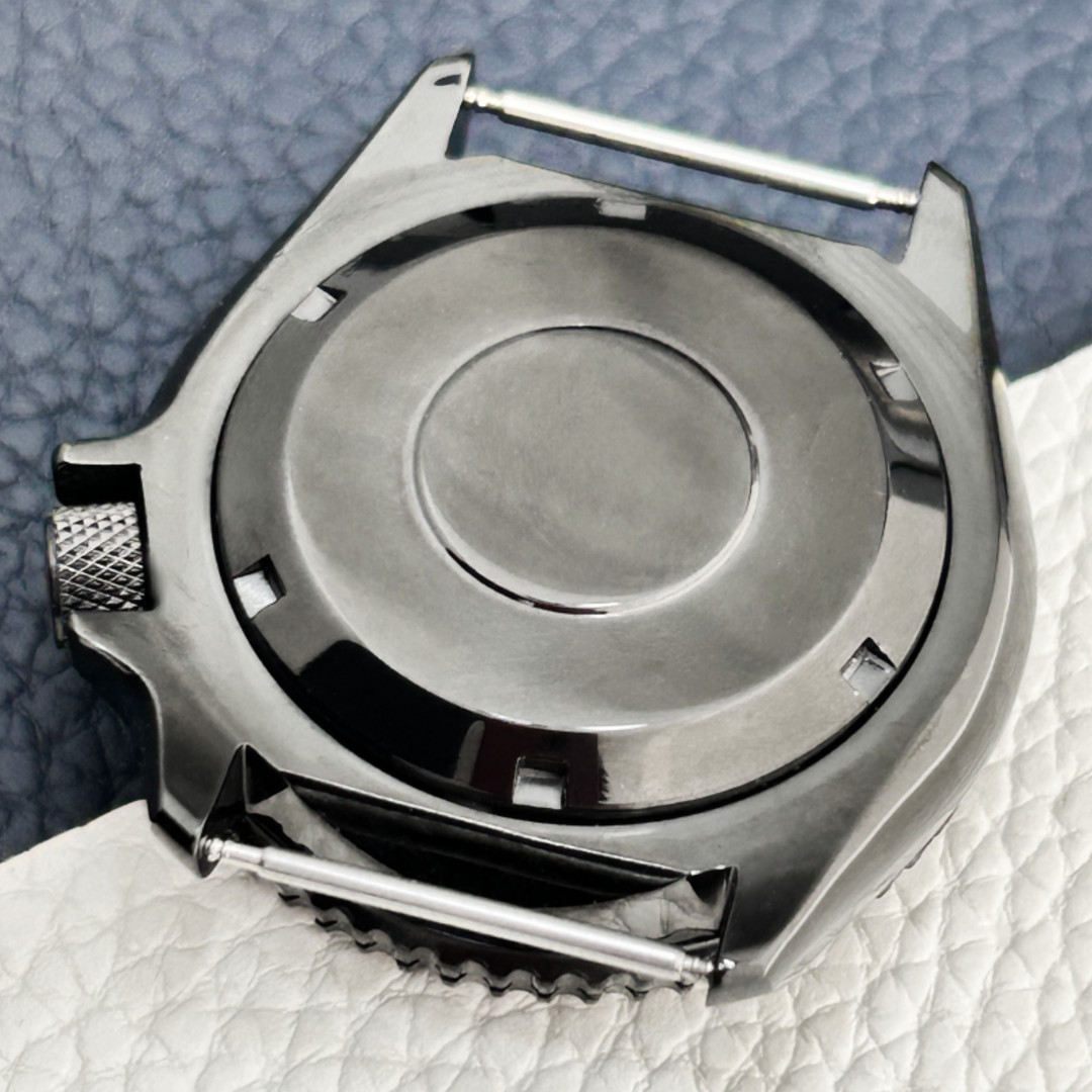 SKX007 SRPD Red Blue Watch Case Mod 42.5mm For NH35 NH36 Movement 3’8 Crown 5ATM