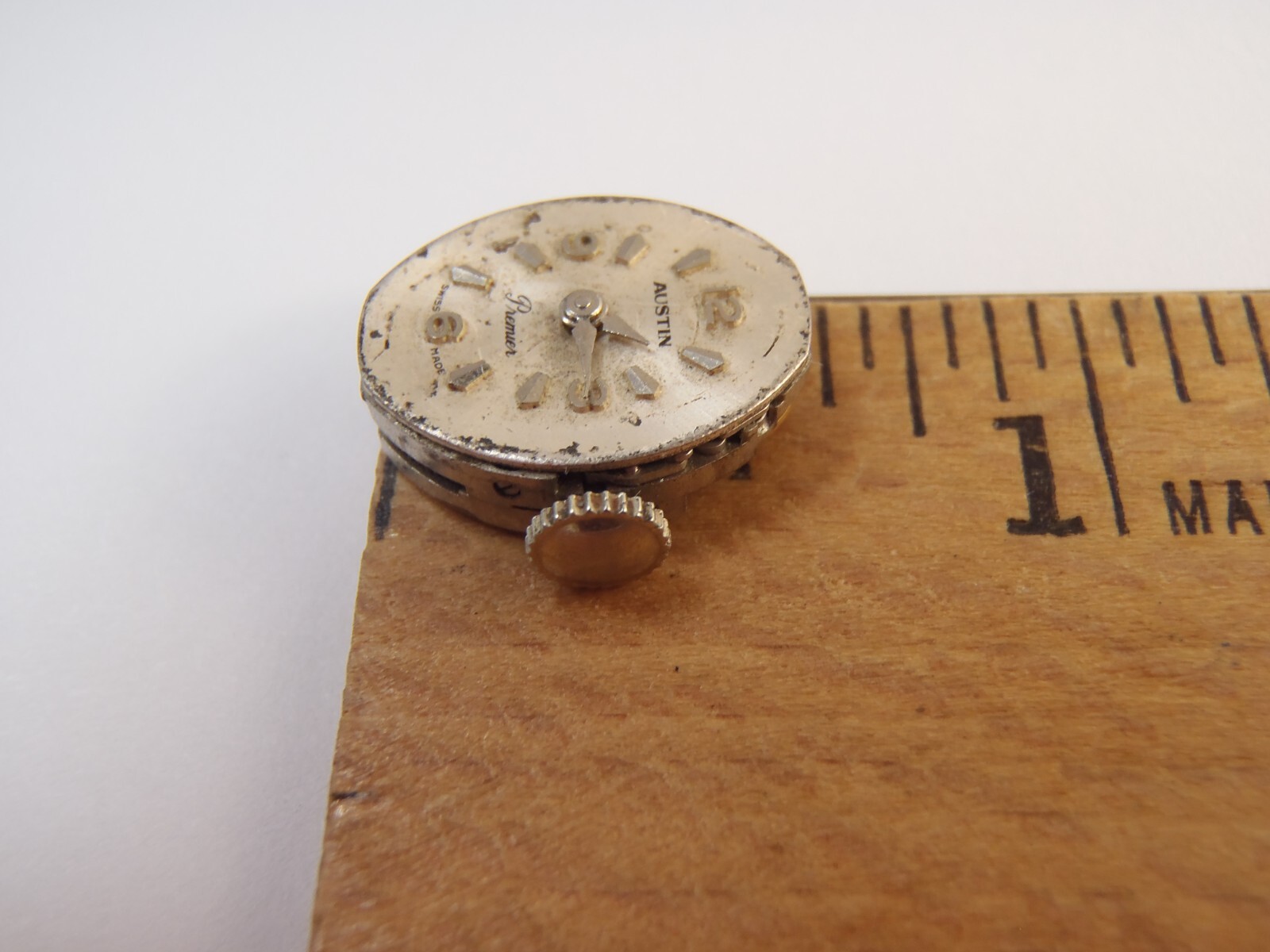 Austin Cal. 1677 Swiss Made 17 Jewels Wristwatch Movement Running