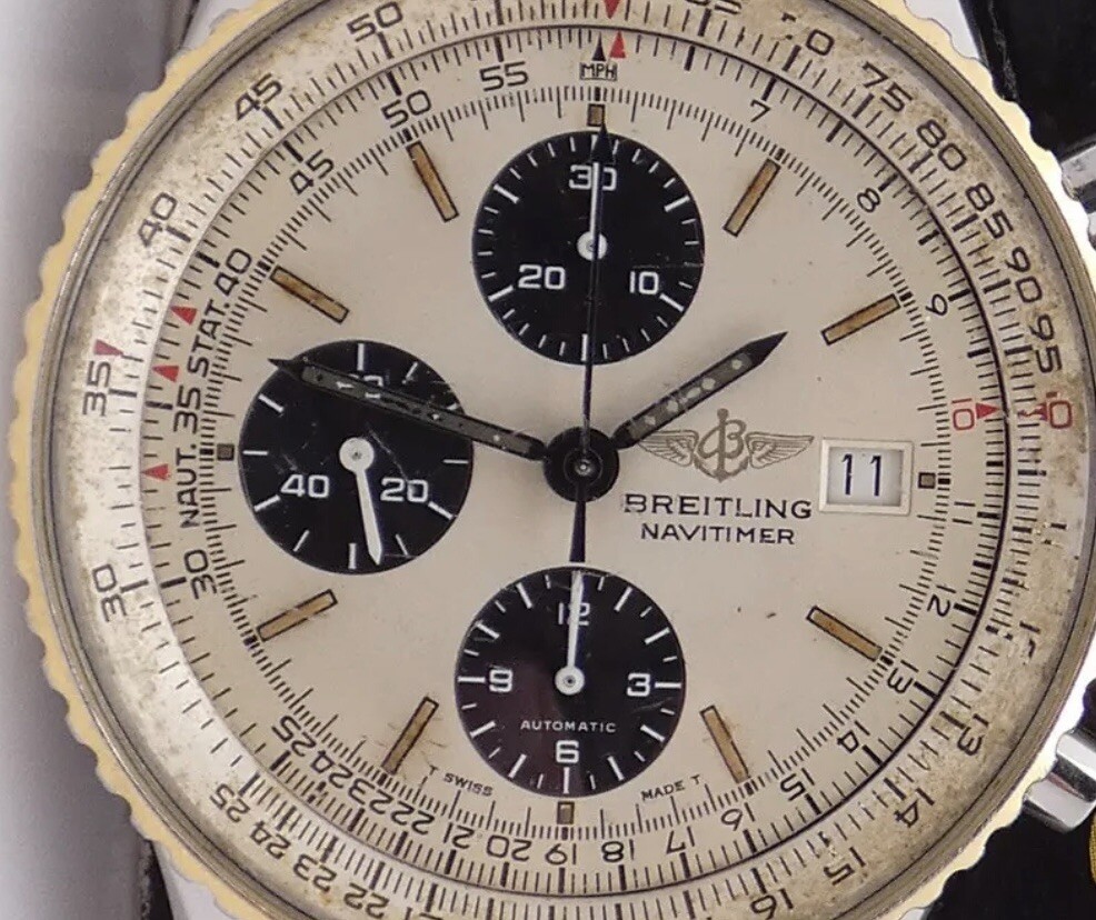 3 X Genuine Breitling Old Navitimer Subdial Hands – 81600, 81611, A13019, D13019