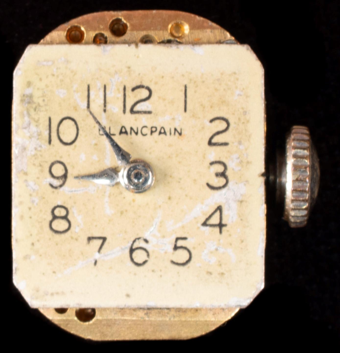 BLANCPAIN ERNEST BOREL 17 Jewel Movement Silver with Black Markers