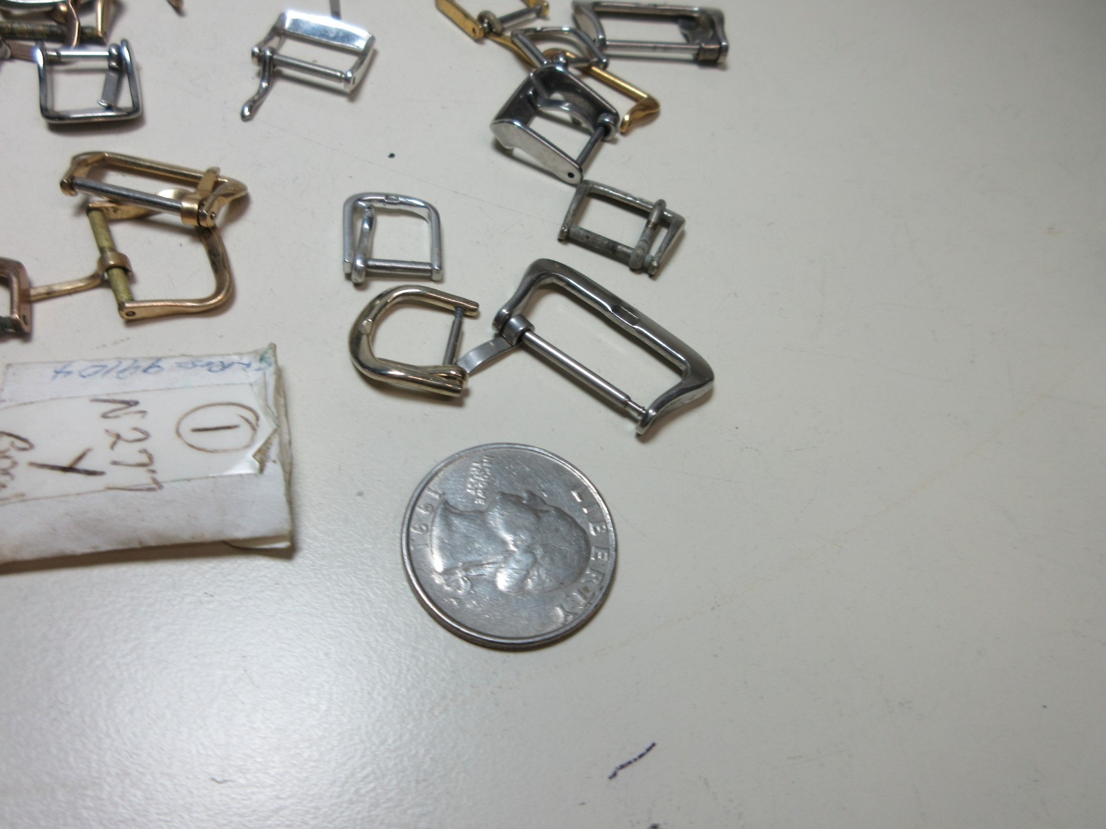 LOT WATCH BAND BUCKLES CLOSER CLASP WATCHMAKER REPLACEMENT PARTS #95