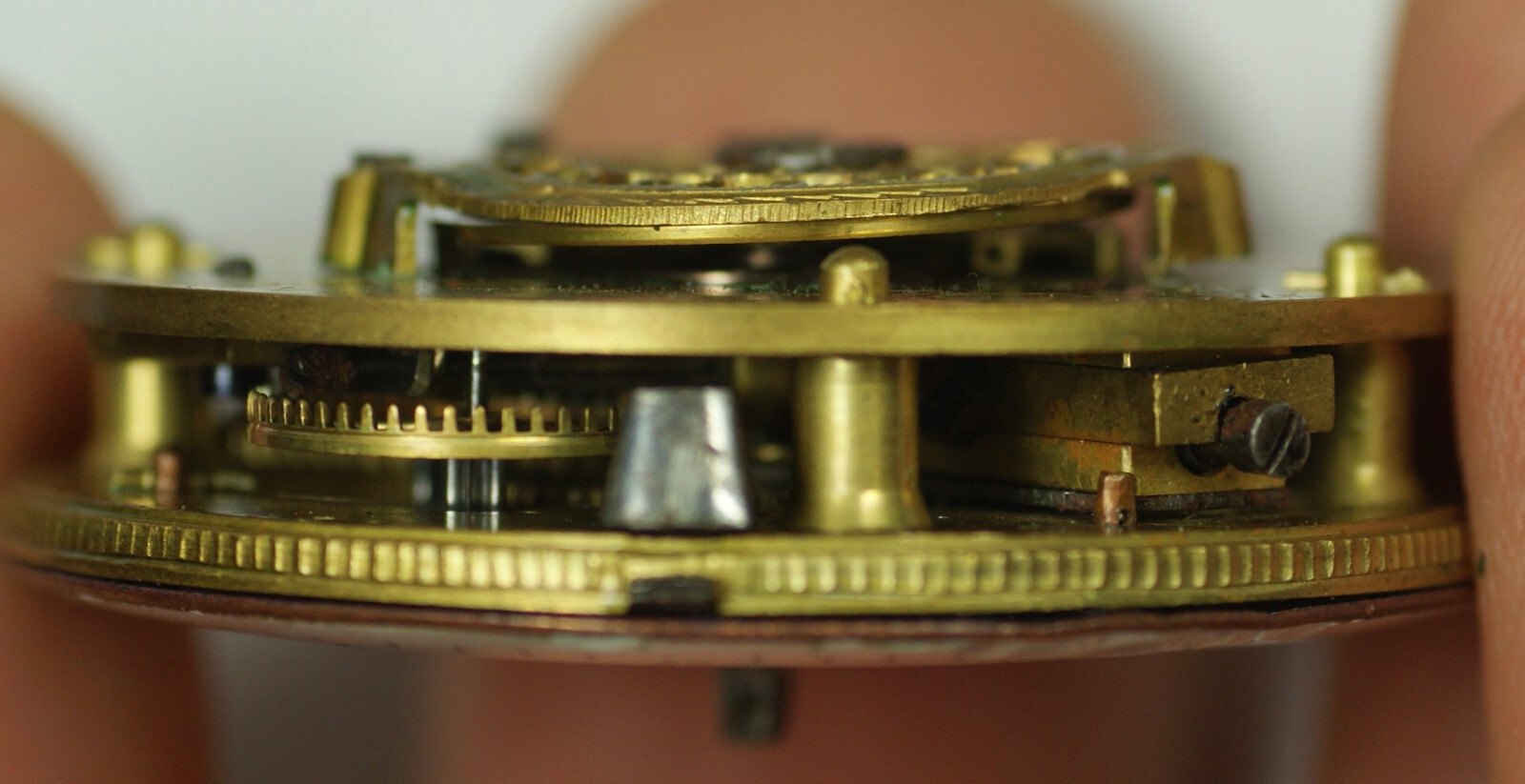 BREGUET A PARIS Antique Verge Fusee Pocket Watch Movement Parts Repair Project
